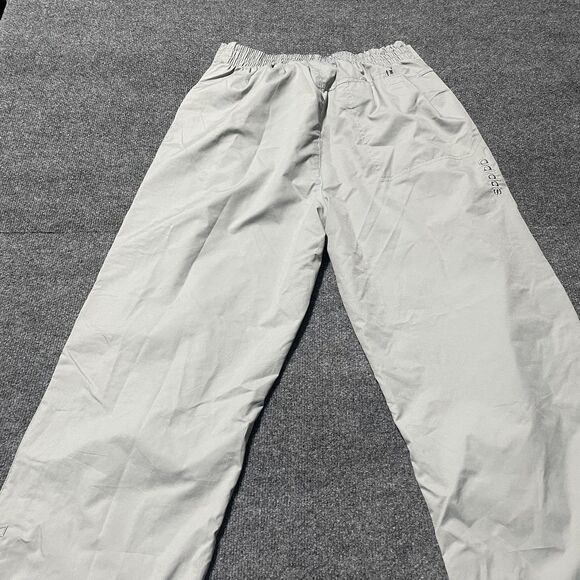 Adidas Pants Mens Large Gray Windbreaker Track Golf Zip Ankle Lightweight - Picture 6 of 14